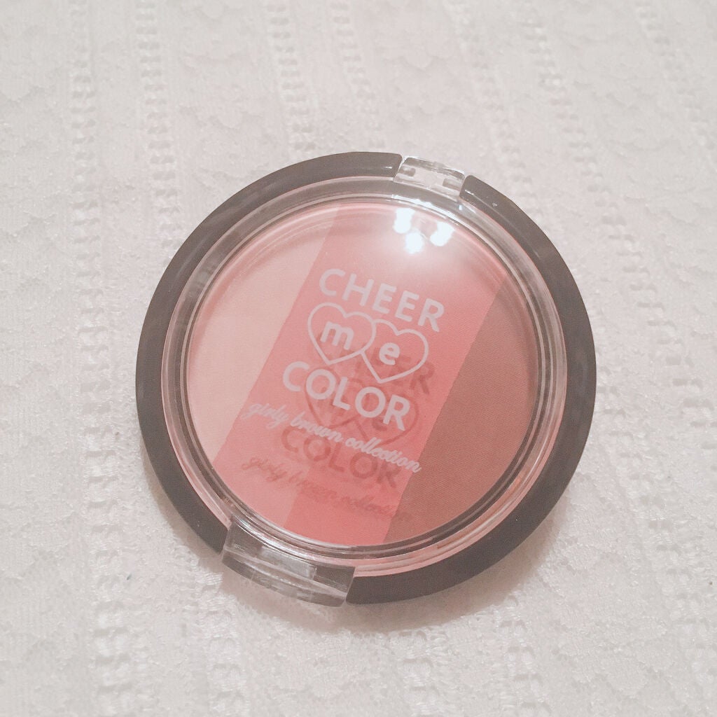 CHEER me COLOR パウダーチーク/セリア/パウダーチークを使ったクチコミ(4枚目)