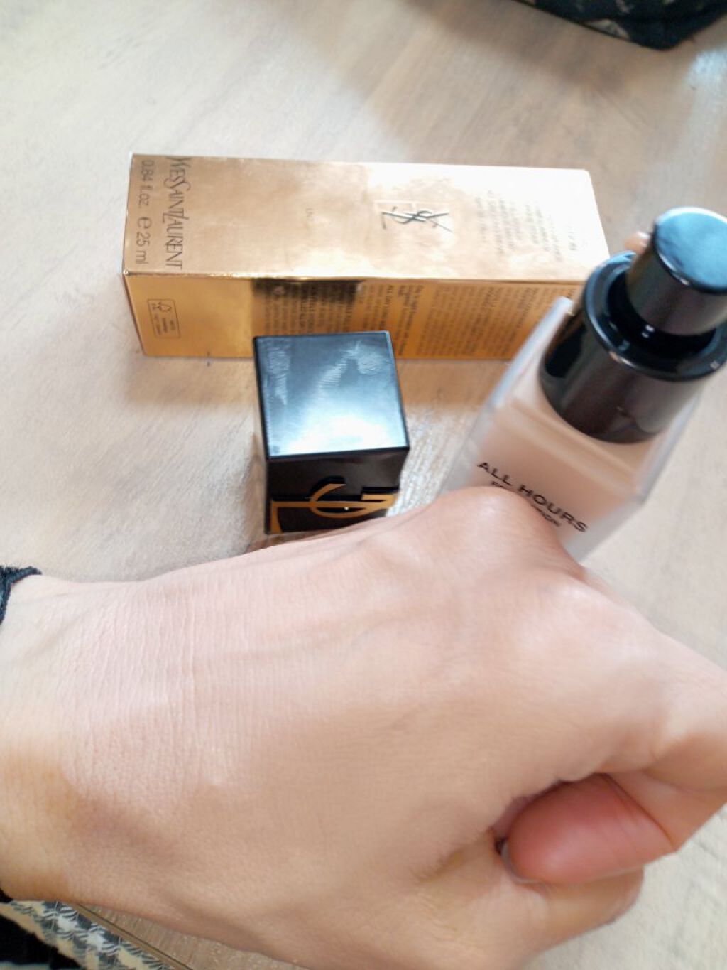 オールアワーズ リキッド LW7/YVES SAINT LAURENT BEAUTE/リキッドファンデーションを使ったクチコミ（3枚目）