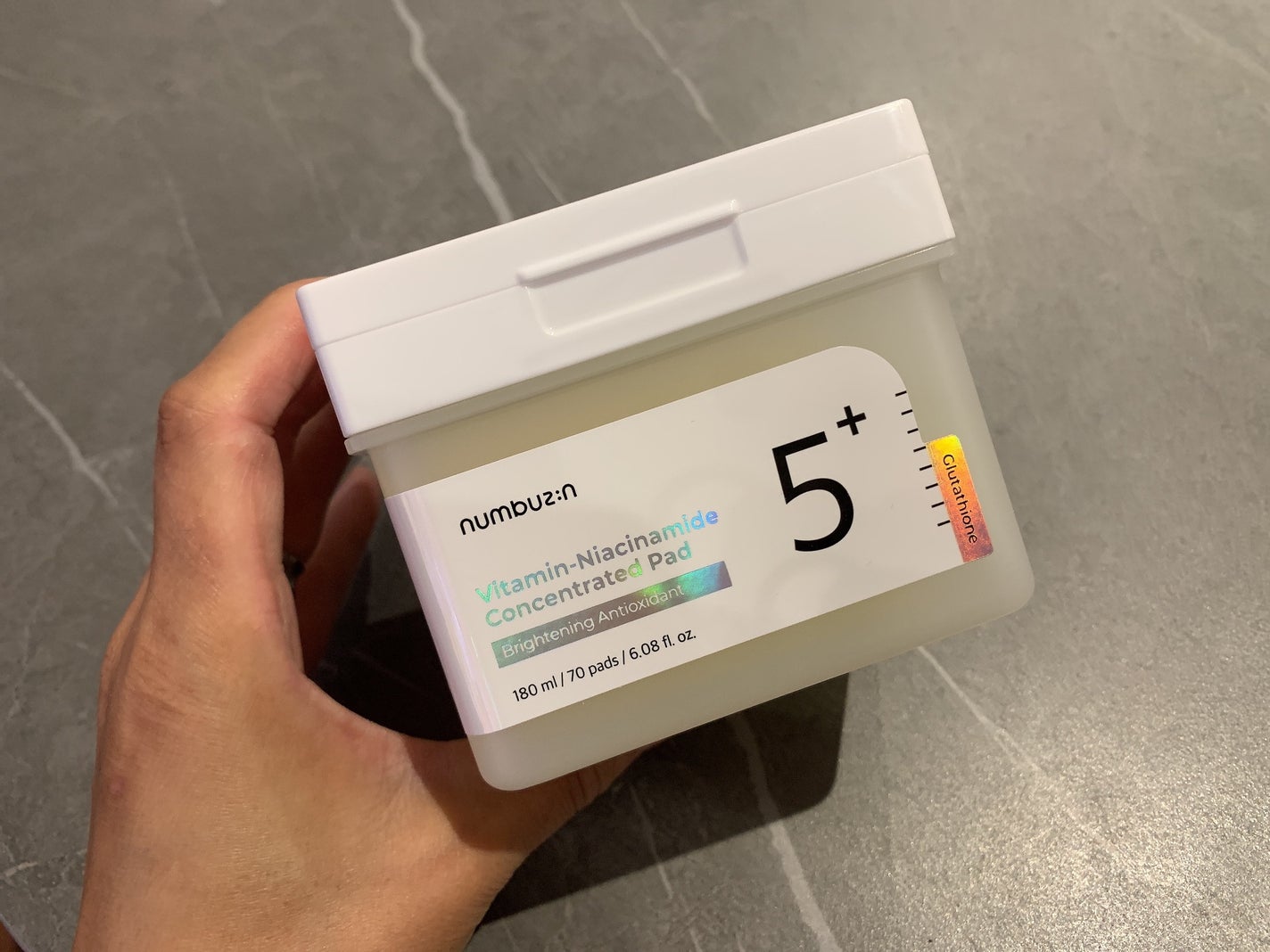 5番 白玉グルタチオンC美容液/numbuzin/美容液を使ったクチコミ(5枚目)