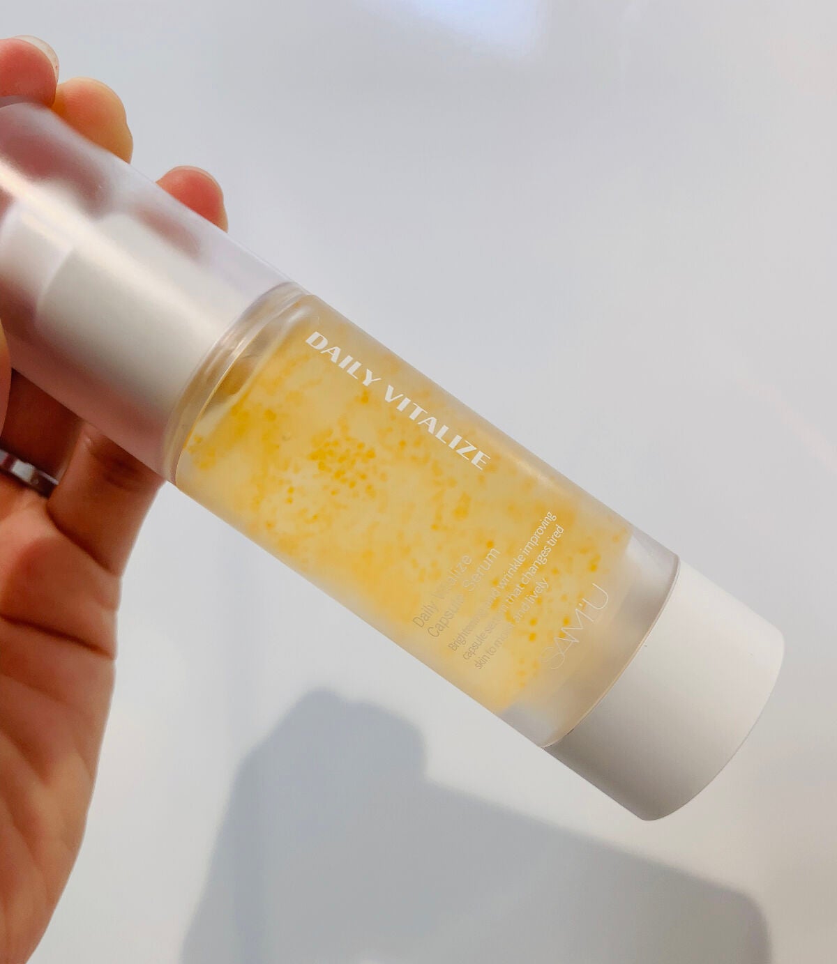 デイリーバイタライズカプセルセラム/SAM'U/美容液を使ったクチコミ(2枚目)