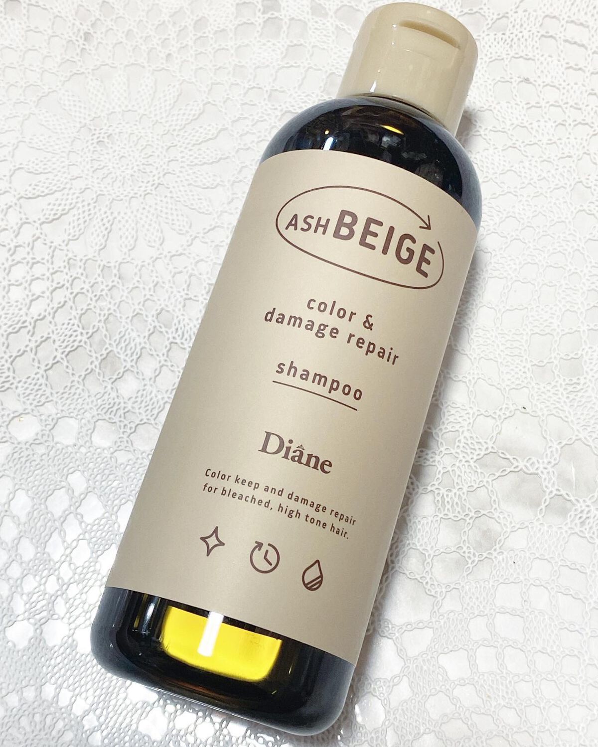 カラーシャンプー＆トリートメント トリートメント アッシュベージュ/ダイアン/市販シャンプーを使ったクチコミ（2枚目）