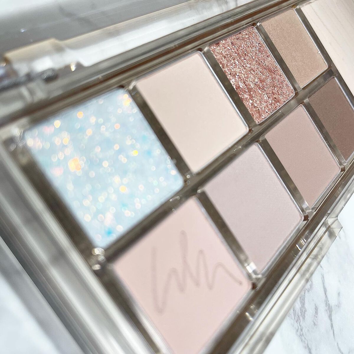 ミックスブラーリングアイパレット/wakemake/マルチパレットを使ったクチコミ(2枚目)