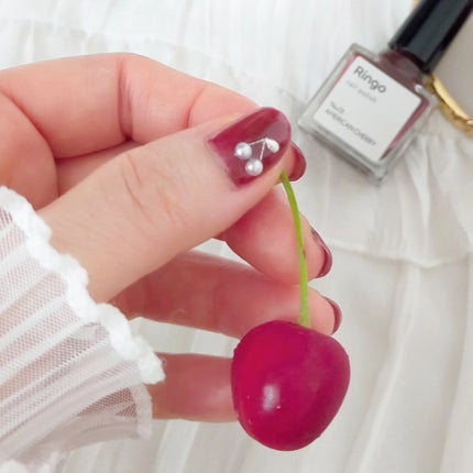 あちゃみん on LIPS 「アメチェネイル🍒·綺麗なさくらんぼ🍒をゲットしたので…www大..」(3枚目)