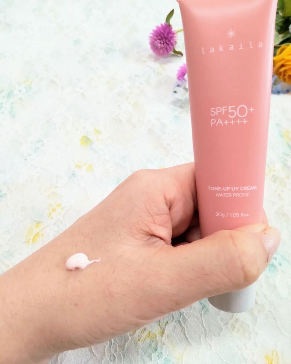 lakaila トーンアップUVクリーム/lakaila /日焼け止めクリームを使ったクチコミ(3枚目)
