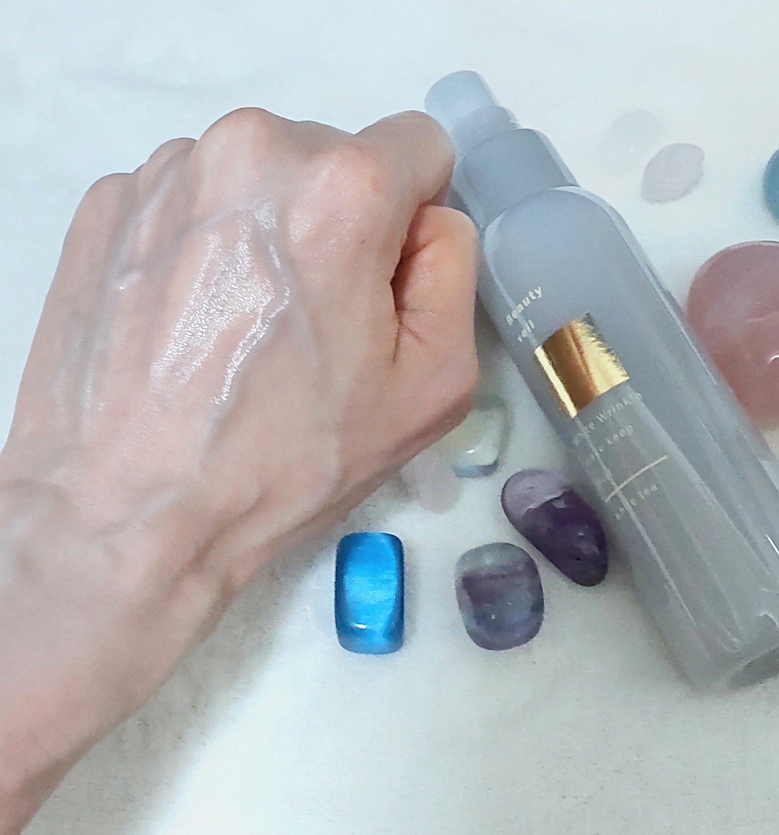 薬用ホワイトリンクル メイクキープミスト/Beauty veil/フィックスミストを使ったクチコミ（3枚目）