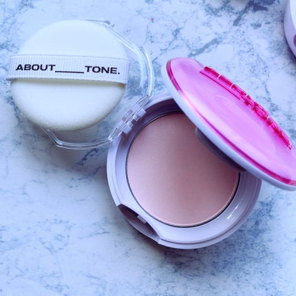 グローパウダーパクト/ABOUT TONE/プレストパウダーを使ったクチコミ(3枚目)