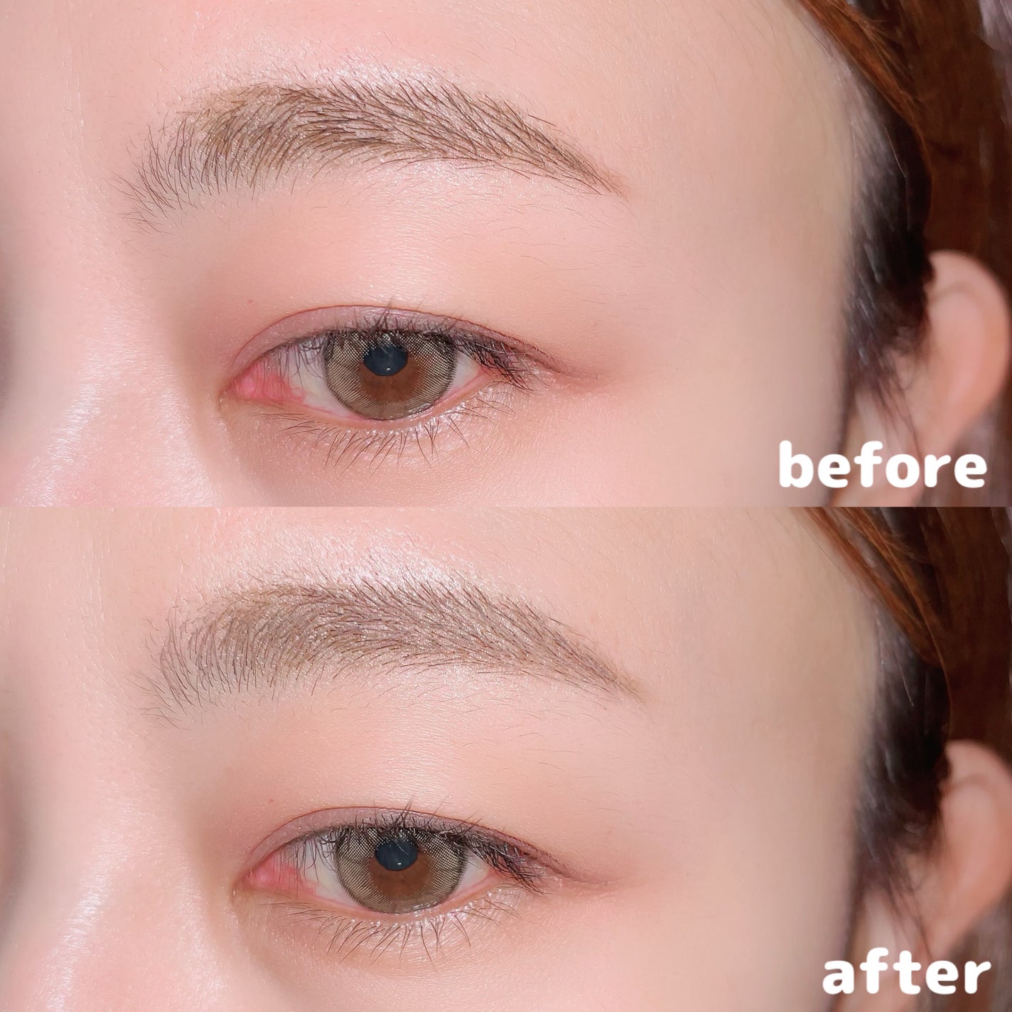 ハンオールブロウカラ/rom&nd/眉マスカラを使ったクチコミ(3枚目)