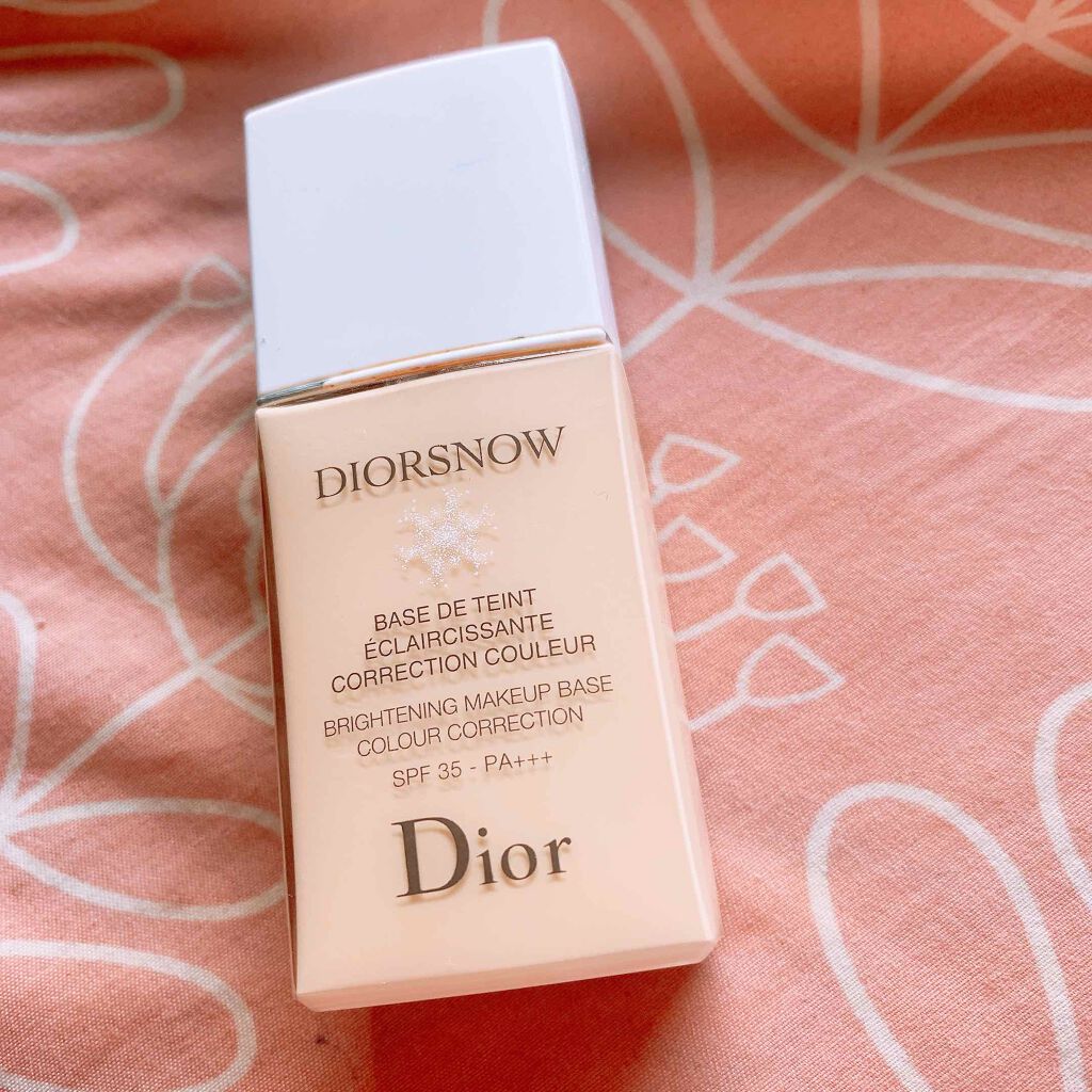 【旧】スノー メイクアップ ベース UV35 SPF35/PA+++/Dior/化粧下地を使ったクチコミ(1枚目)