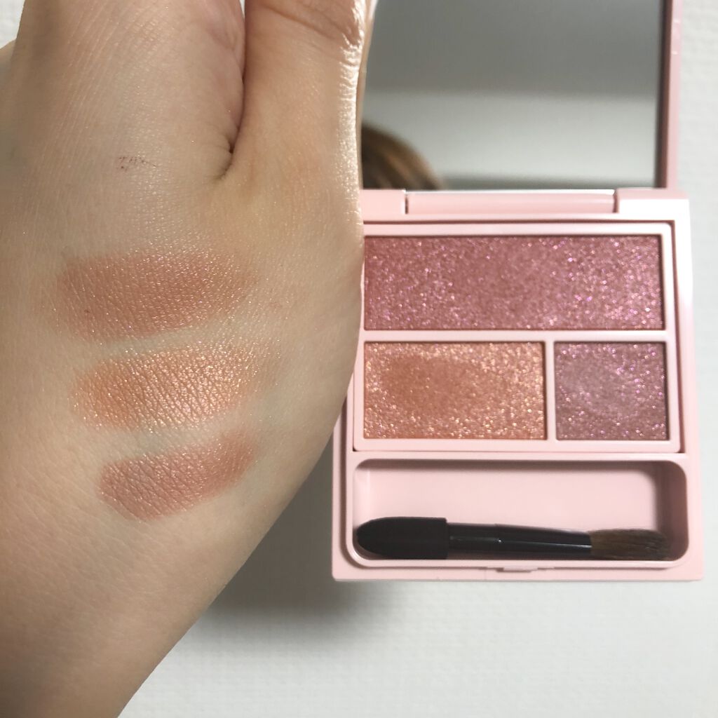 フーミー アイシャドウパレット/WHOMEE/アイシャドウパレットを使ったクチコミ(3枚目)