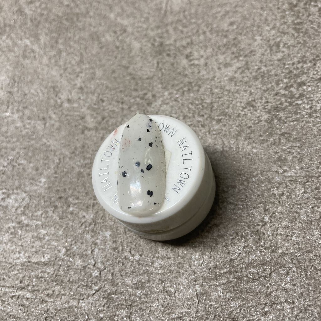 マイカジェル 03ミルキーホワイト/NAILTOWN/ジェルネイルを使ったクチコミ（1枚目）