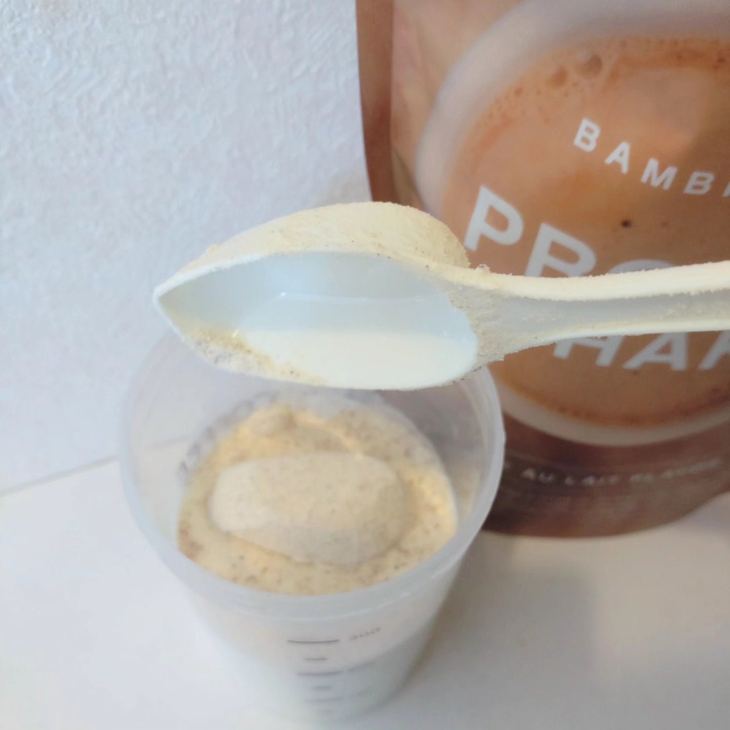 プロテインシェイク カフェオレ/BAMBI WATER/ホエイプロテインを使ったクチコミ(4枚目)