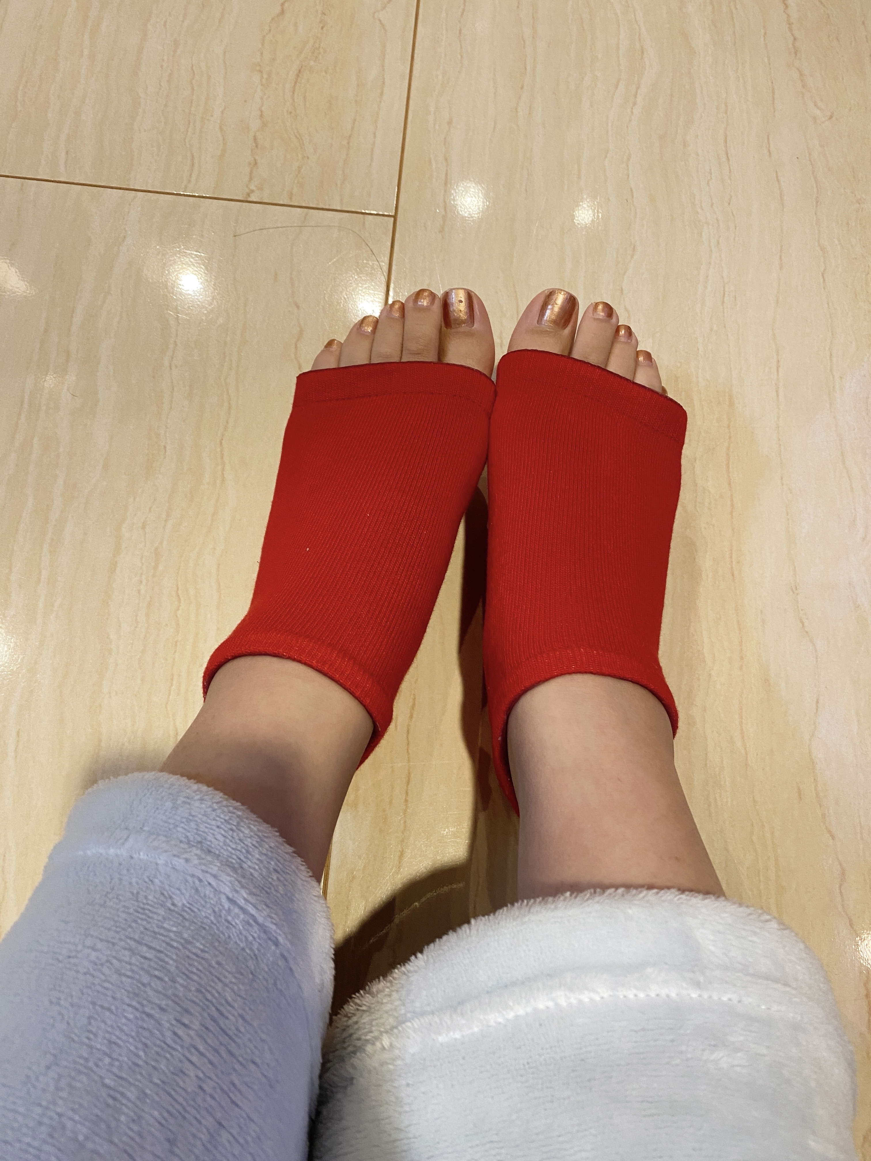 ベビーフット 保湿密封ソックス/ベビーフット/レッグ・フットケアを使ったクチコミ（1枚目）