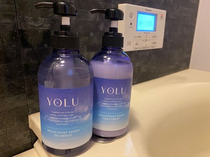 リラックスナイトリペア シャンプー/トリートメント/YOLU/市販シャンプーを使ったクチコミ(1枚目)