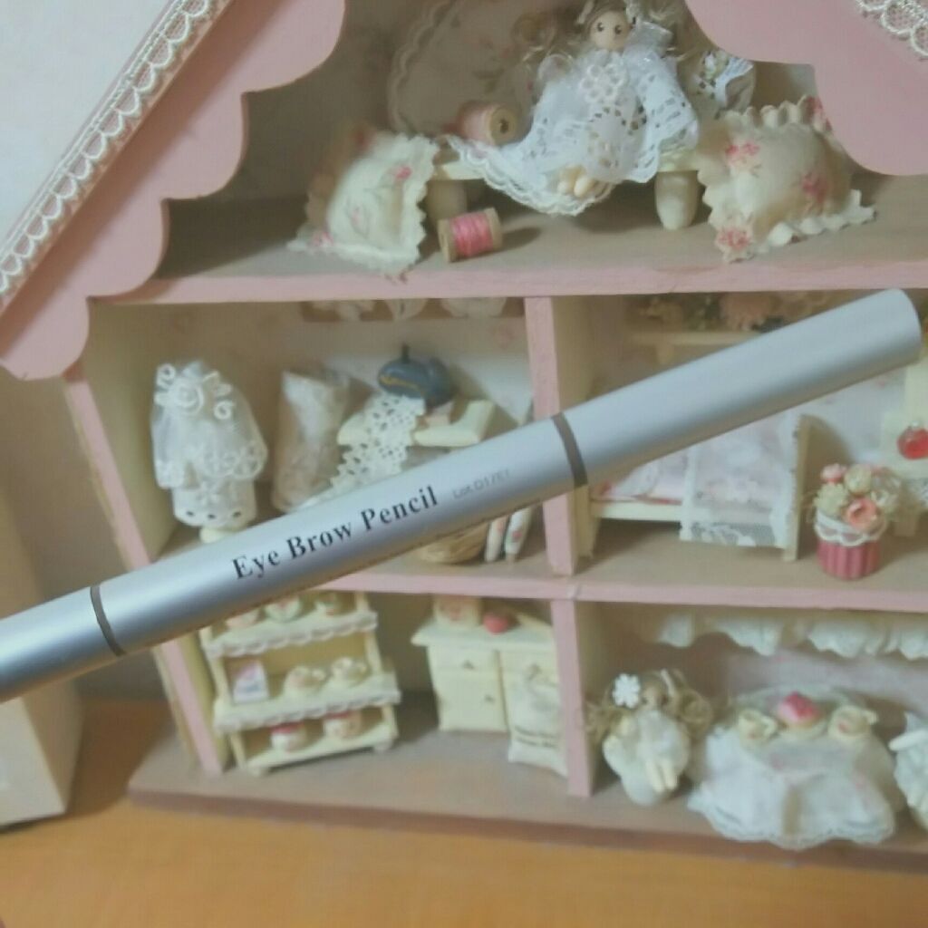 だ円芯 アルミ アイブローペンシル/DAISO/アイブロウペンシルを使ったクチコミ(1枚目)