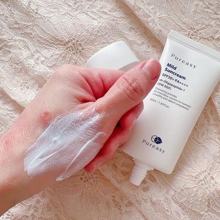 マイルドサンクリーム/ピュレアジー/日焼け止めクリームを使ったクチコミ(4枚目)