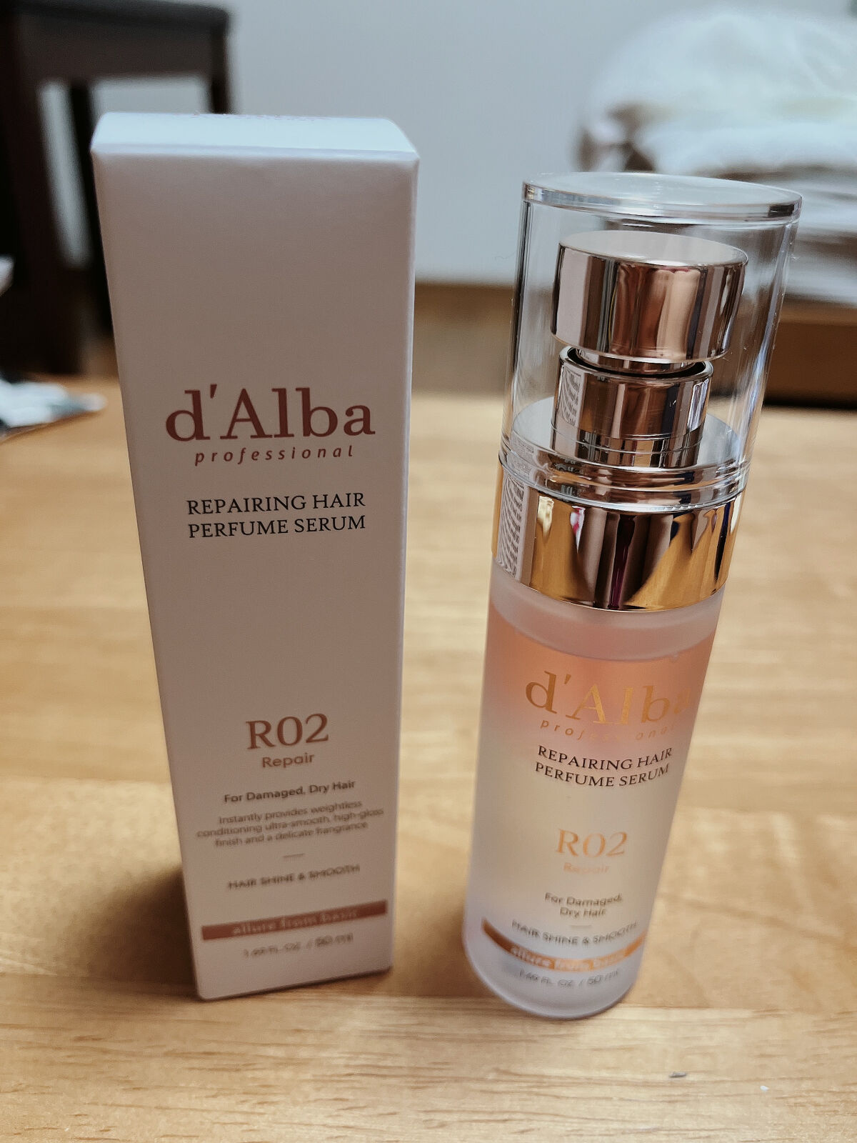 プロフェッショナルリペアリングヘアパヒュームセラム/ダルバ/ヘアミストを使ったクチコミ（3枚目）