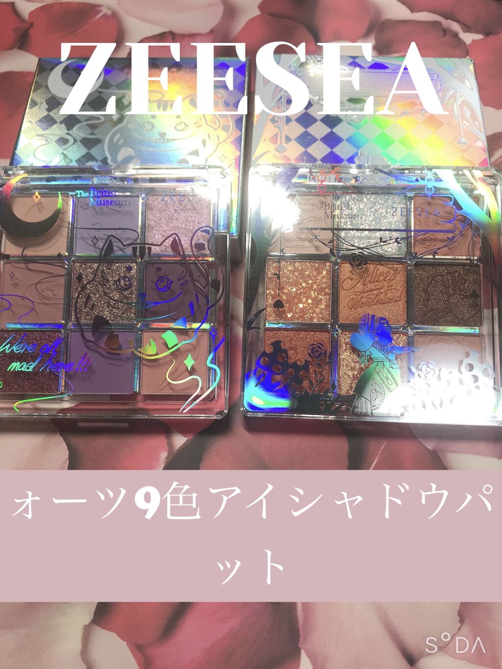 クォーツ 9色アイシャドウパレット(ドリームランドアイシャドウ)/ZEESEA/アイシャドウパレットを使ったクチコミ（1枚目）