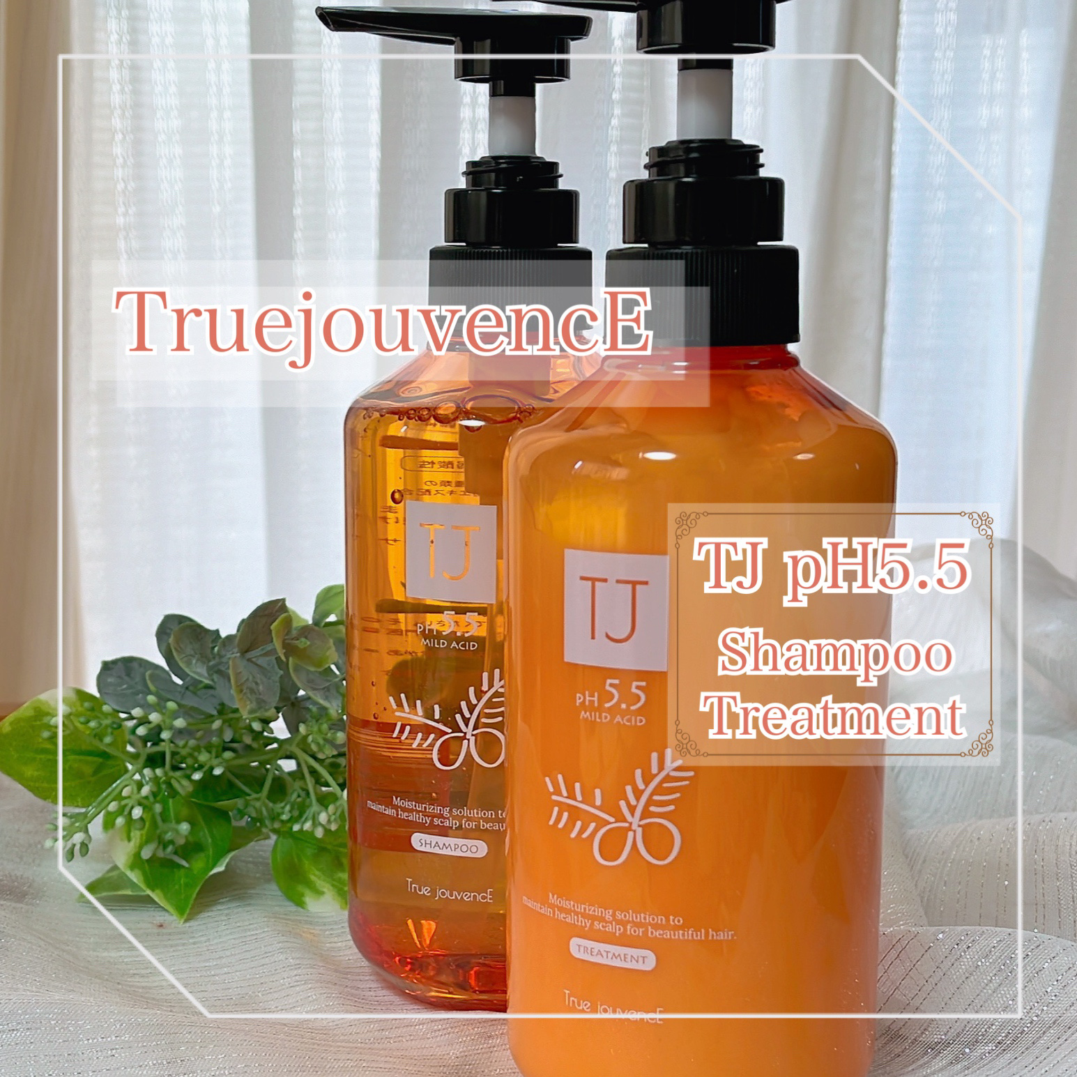 TJ pH5.5 シャンプー＆トリートメント/True jouvencE/市販シャンプーを使ったクチコミ（1枚目）