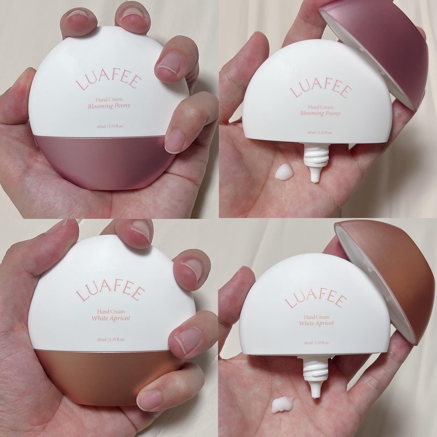 パフュームハンドクリームホワイトアプリコット/LUAFEE/ハンドクリームを使ったクチコミ（1枚目）