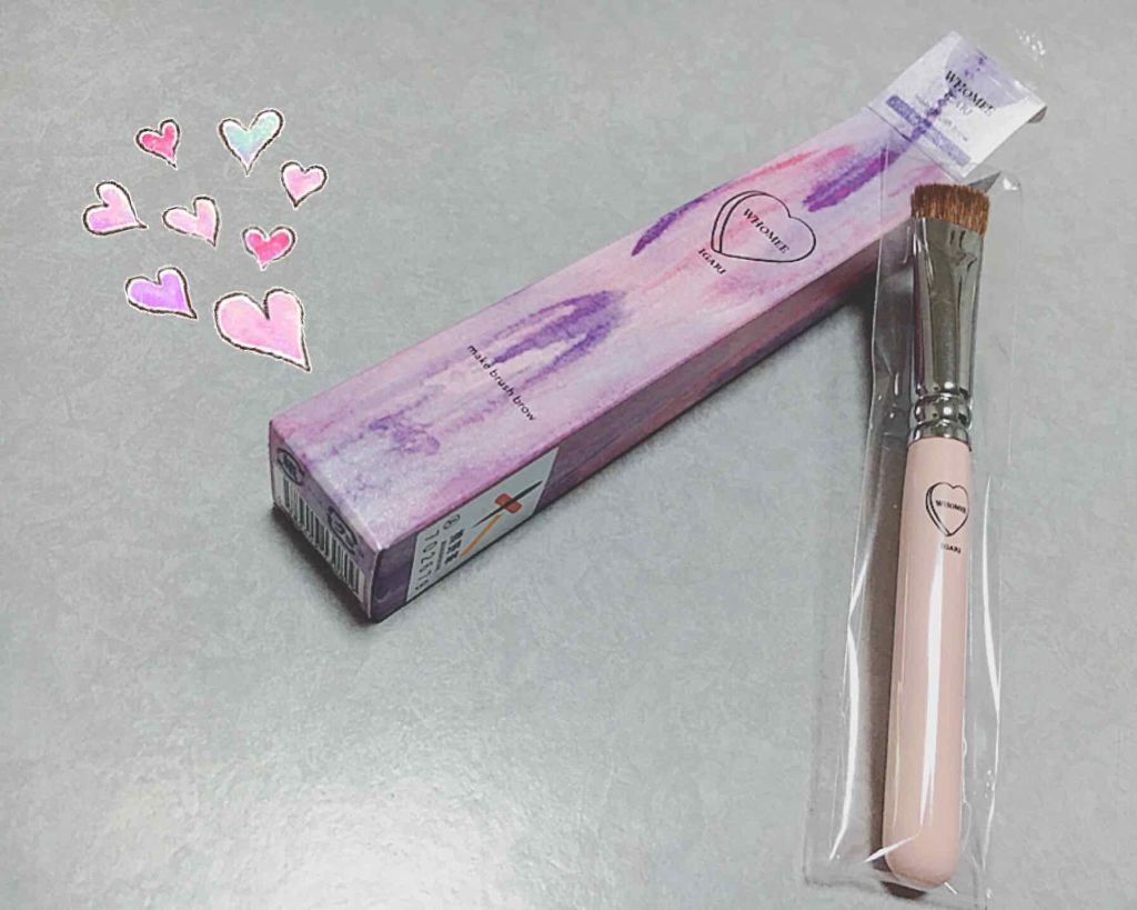 フーミー　アイブロウブラシ 熊野筆/WHOMEE/メイクブラシを使ったクチコミ（1枚目）