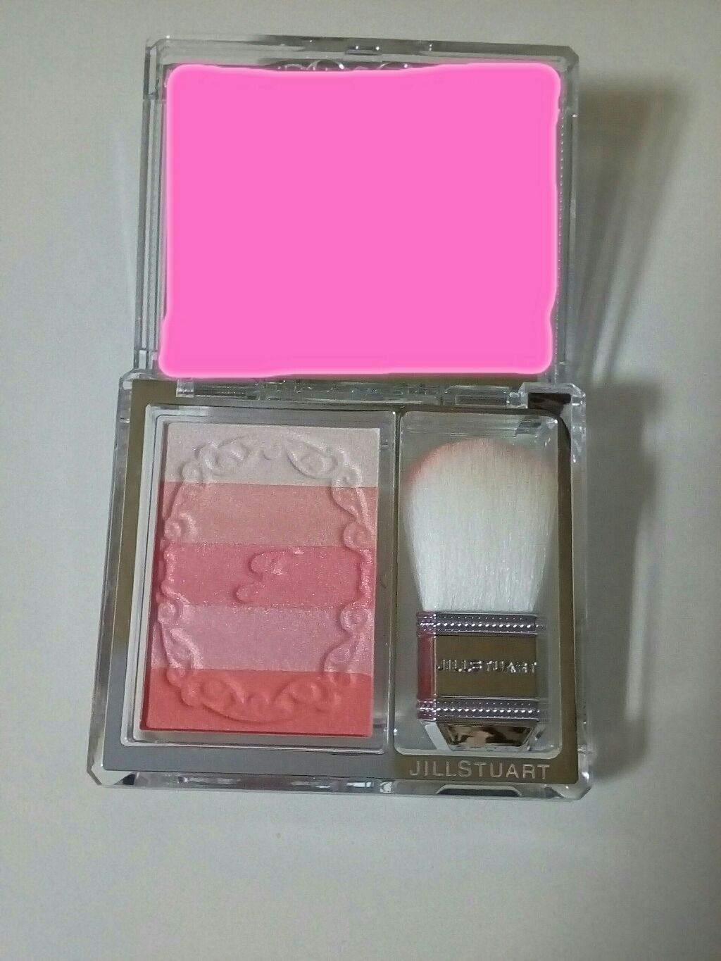 ブルーミングデュー オイルインブラッシュ/JILL STUART/パウダーチークを使ったクチコミ（2枚目）