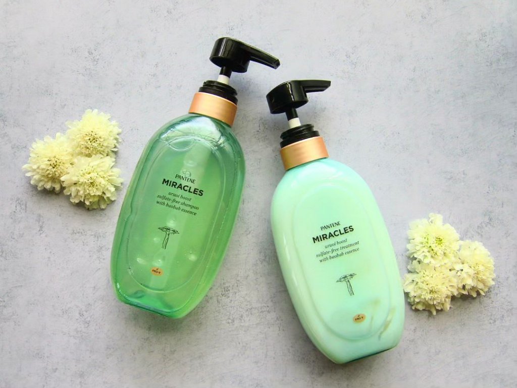 ミラクルズ うるおいブースト シャンプー/トリートメント/パンテーン/市販シャンプーを使ったクチコミ（1枚目）