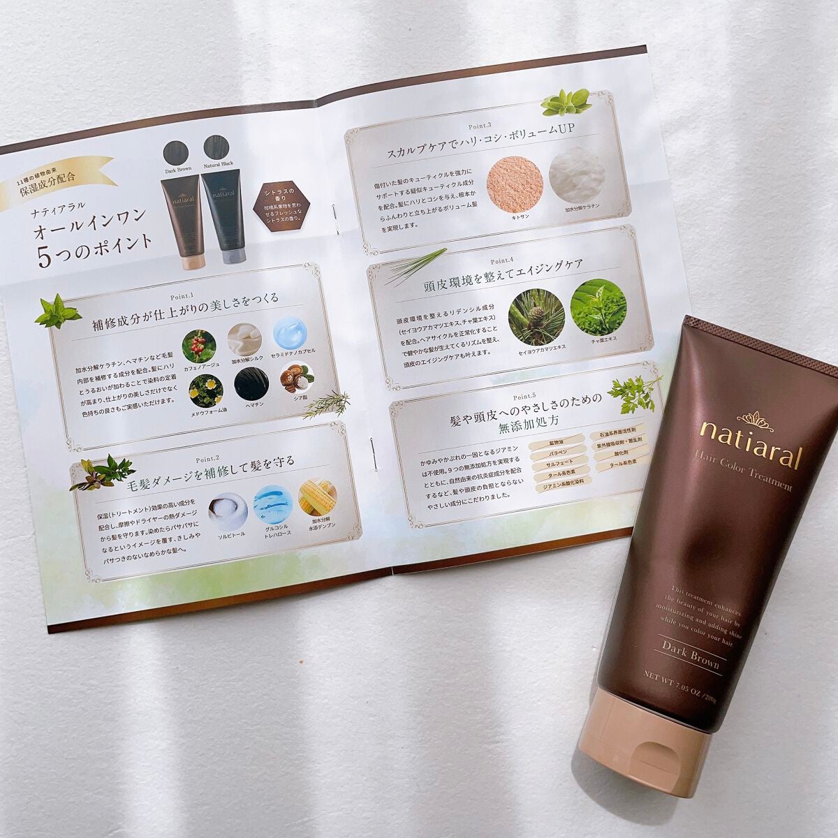 ヘアーカラートリートメント ナティアラル/ナティアラル/ヘアカラーを使ったクチコミ(3枚目)