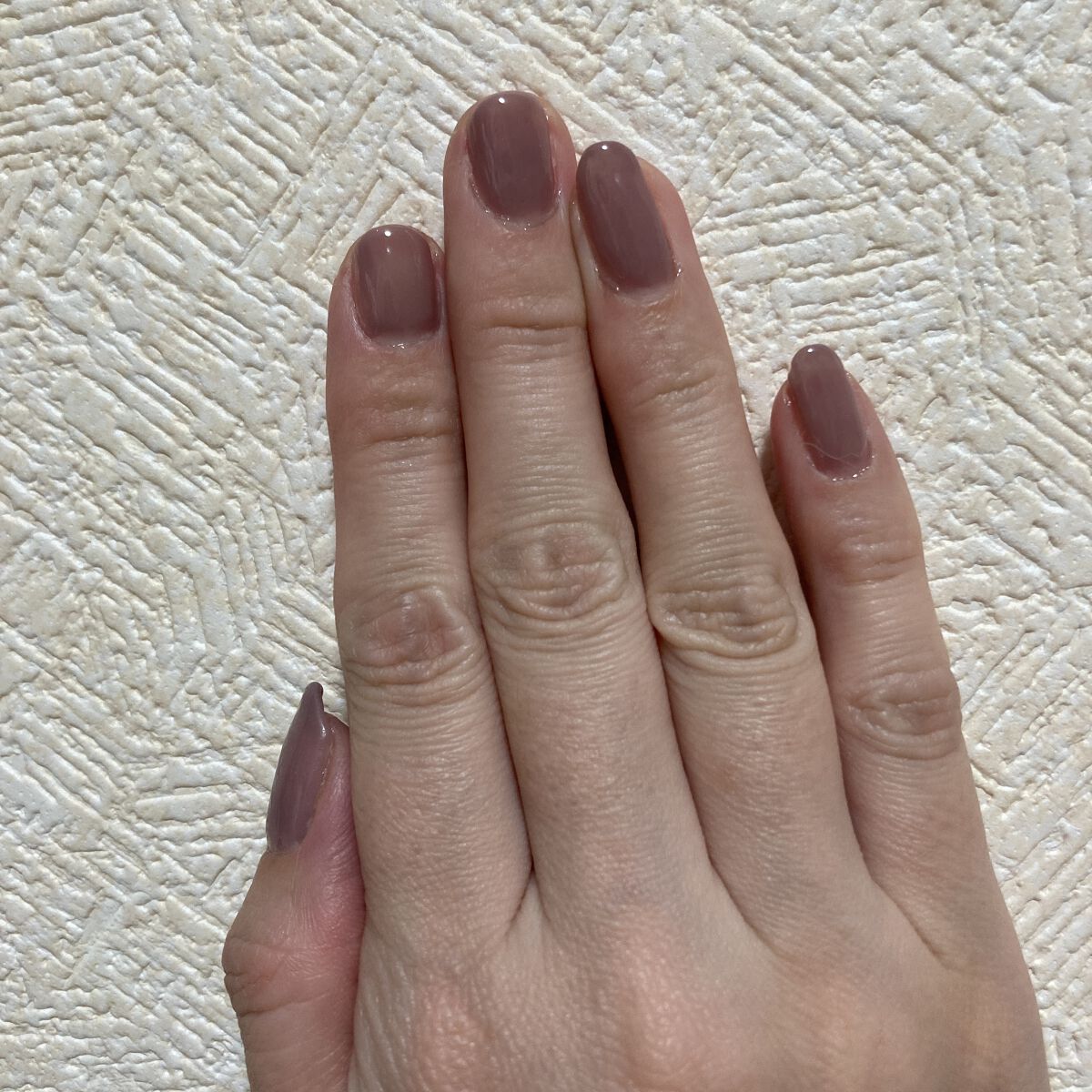 ウィークリージェル NE-33 ロージーブラウン(Rosy brown)/HOMEI/ジェルネイルを使ったクチコミ（1枚目）