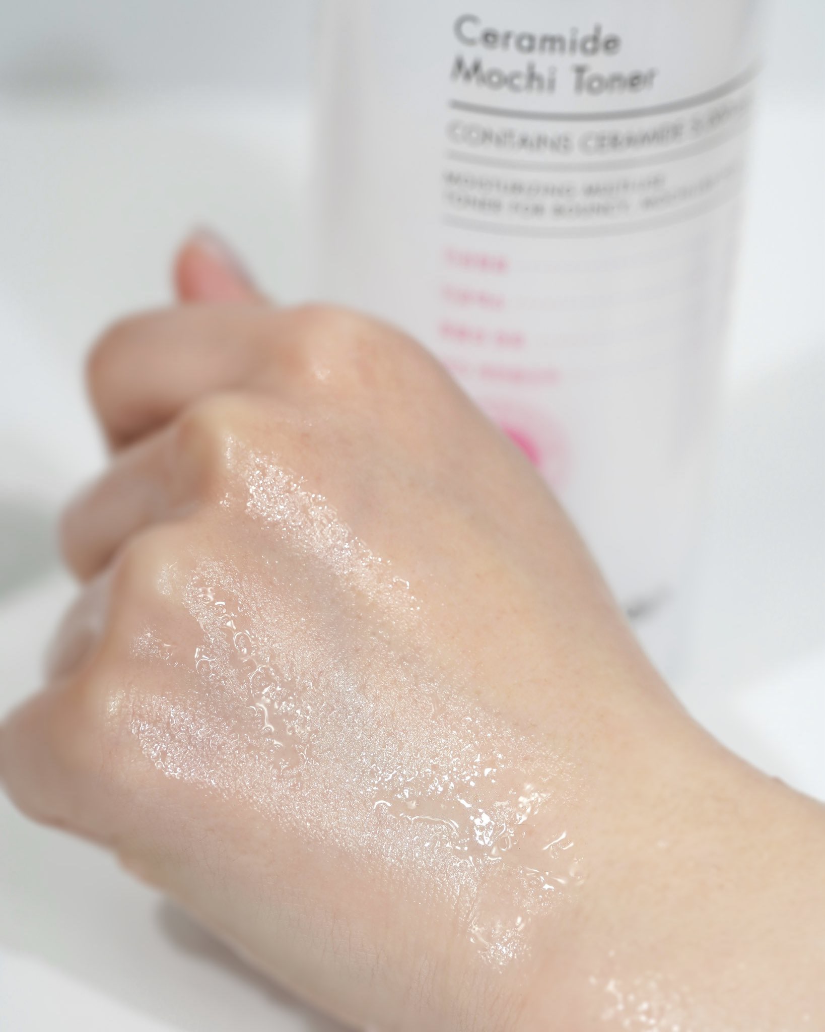 Wonder Ceramide Mochi Toner（トニーモリーワンダーCモチトナー）/TONYMOLY/化粧水を使ったクチコミ（2枚目）