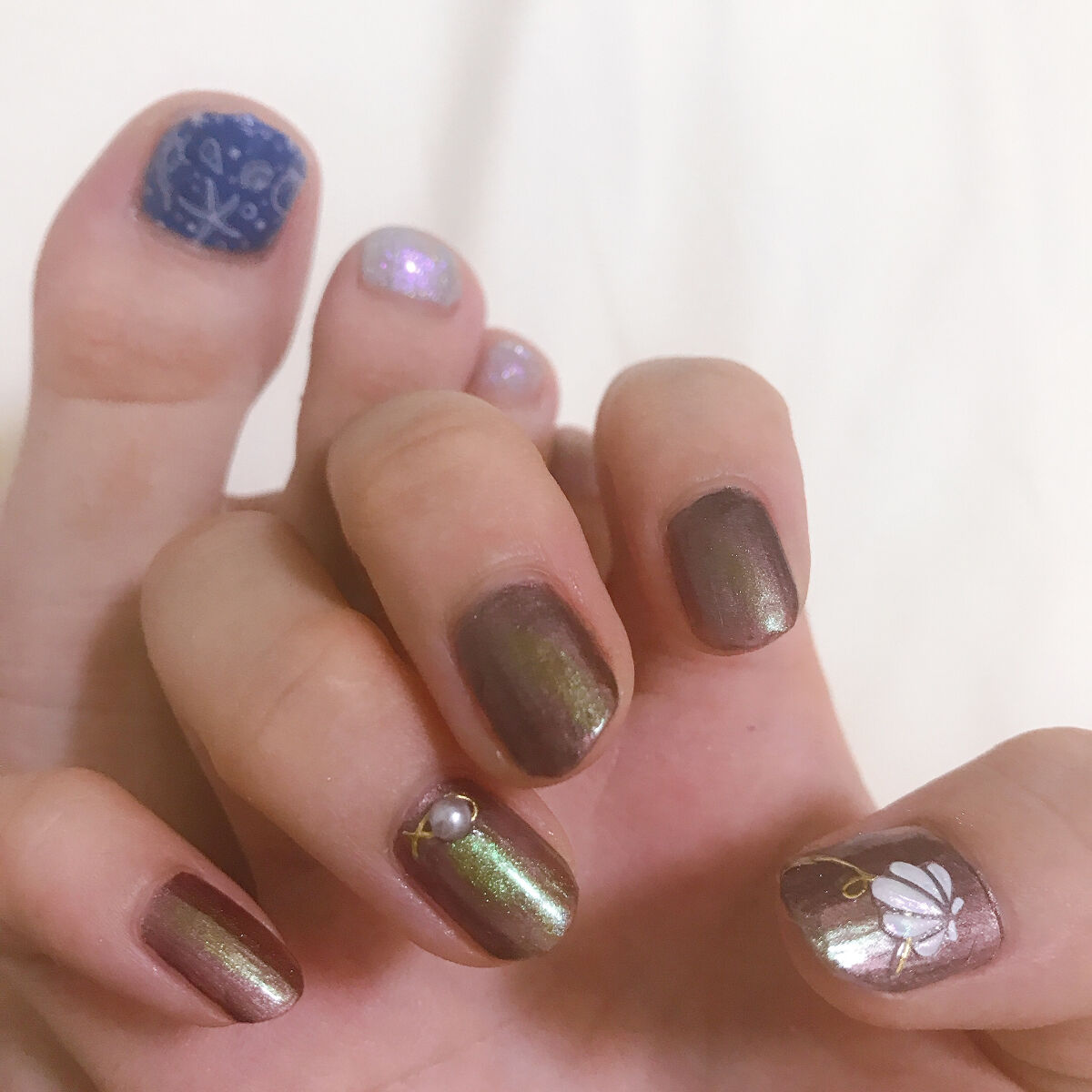 マグアートネイル/キャンドゥ/マニキュアを使ったクチコミ（1枚目）