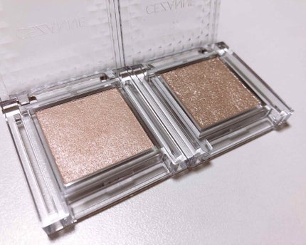 シングルカラーアイシャドウ/CEZANNE/単色アイシャドウを使ったクチコミ(2枚目)