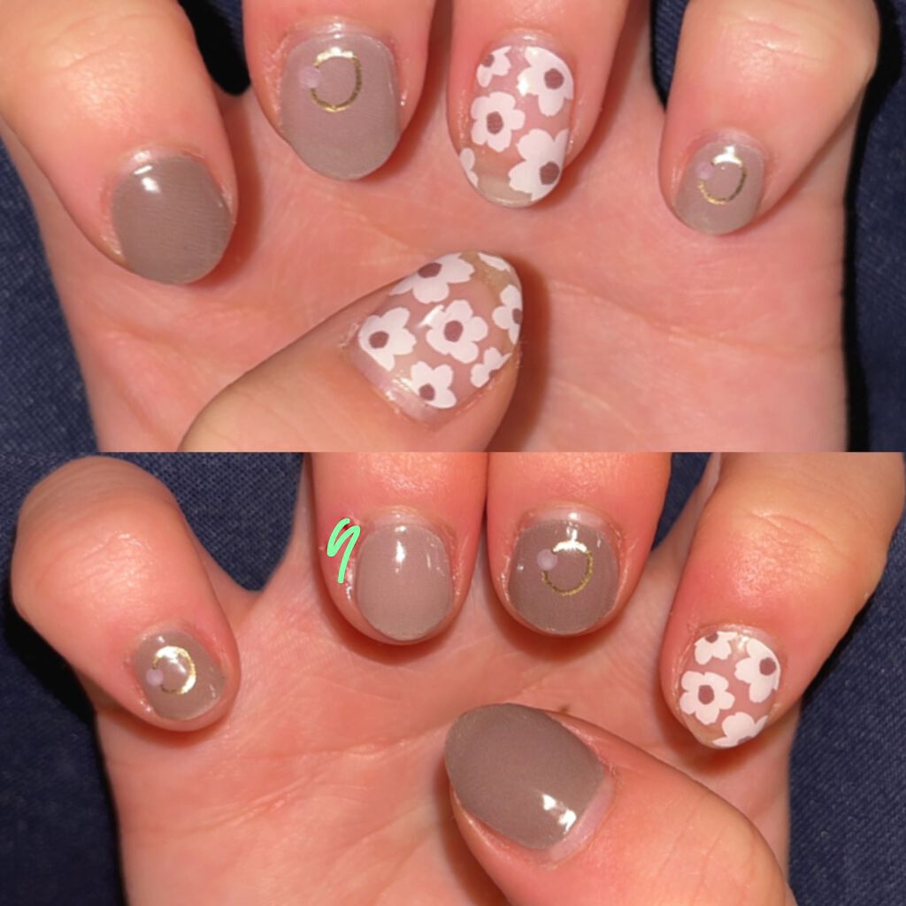 ジェルネイルシール/キャンドゥ/ネイルシールを使ったクチコミ（2枚目）