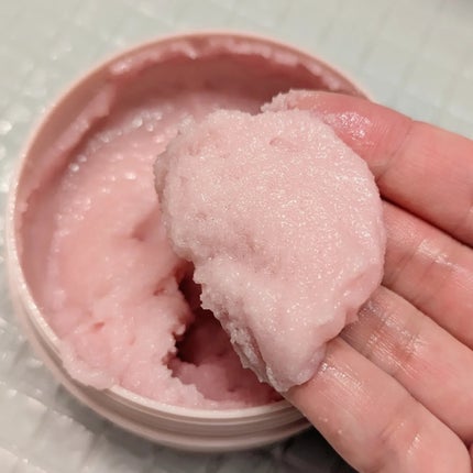 Q+Me スウィート ボム タラソ スクラブ/AGARISM/バスト・ヒップケアを使ったクチコミ(3枚目)