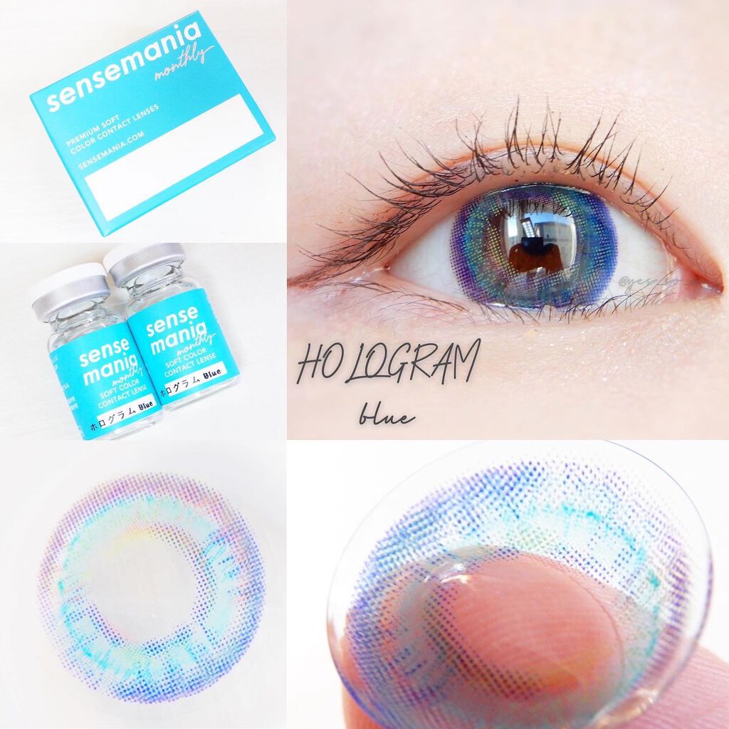HOLOGRAM/SENSE mania/カラーコンタクトレンズを使ったクチコミ（2枚目）