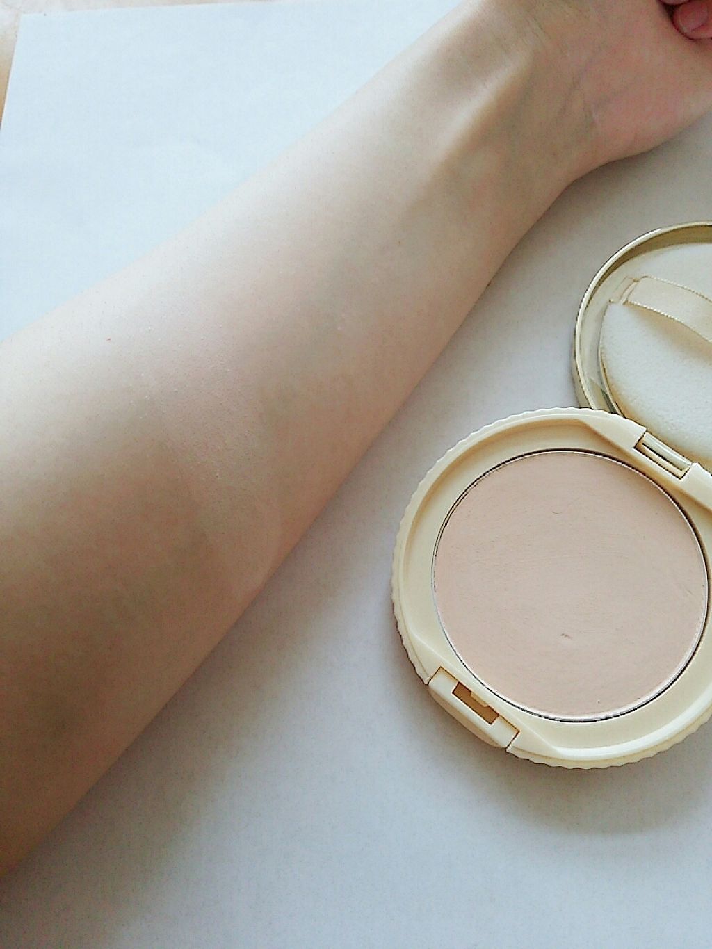 【旧品】マシュマロフィニッシュパウダー/キャンメイク/プレストパウダーを使ったクチコミ（2枚目）