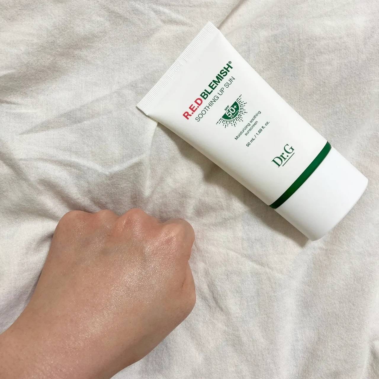 レッドブレミッシュスージングアップサン/Dr.G/日焼け止めクリームを使ったクチコミ(4枚目)