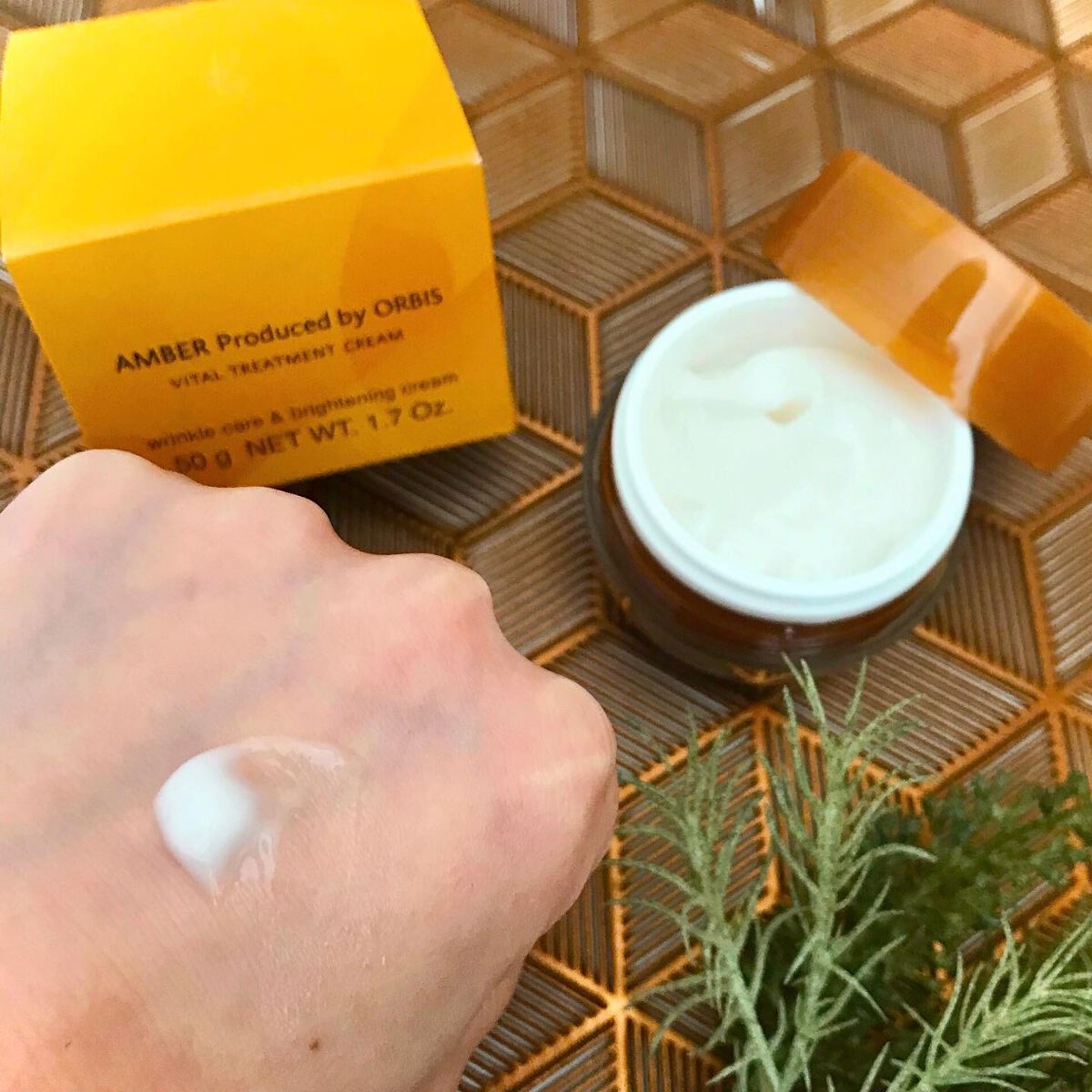 オルビスアンバー ヴァイタルトリートメントクリーム/オルビス/フェイスクリームを使ったクチコミ（3枚目）