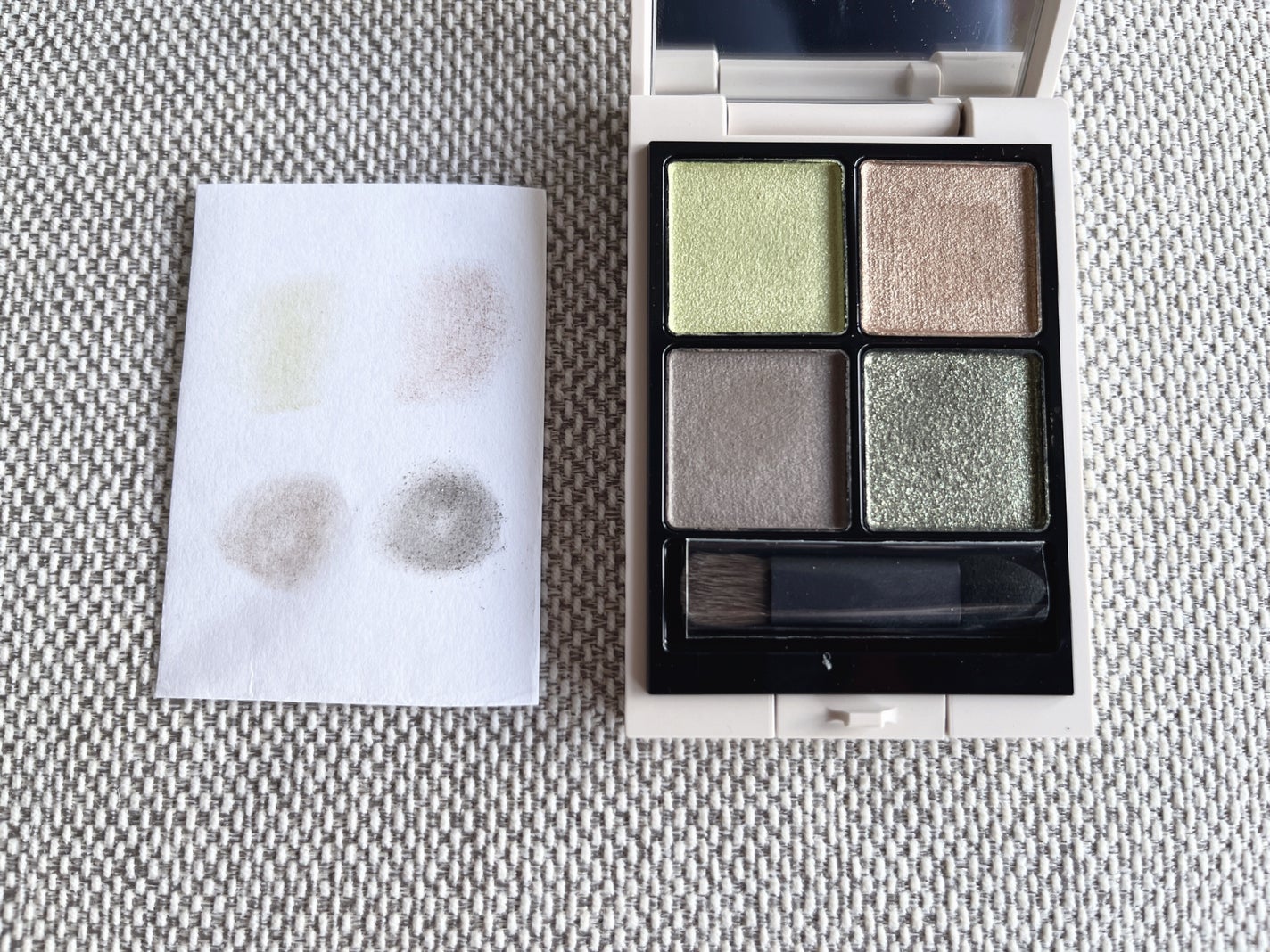 RMK シンクロマティック アイシャドウパレット/RMK/アイシャドウパレットを使ったクチコミ(2枚目)