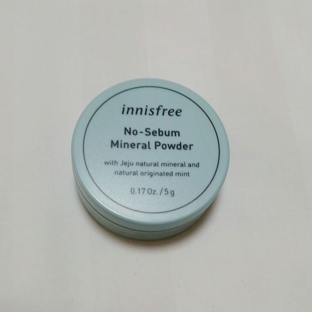 ノーセバム ミネラルパウダー/innisfree/ルースパウダーを使ったクチコミ（1枚目）