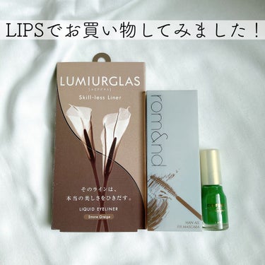 スキルレスライナー/LUMIURGLAS/リキッドアイライナーを使ったクチコミ（1枚目）