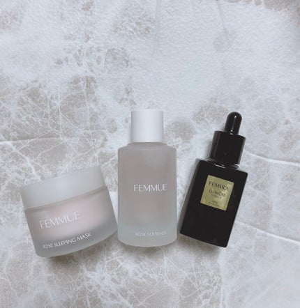 ローズウォーター スリーピングマスク/FEMMUE/フェイスクリームを使ったクチコミ(4枚目)