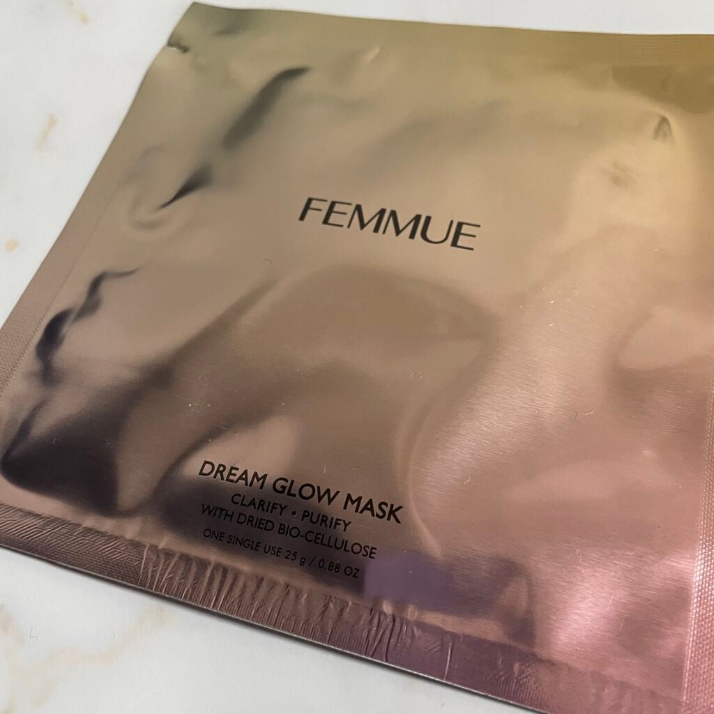 ドリームグロウマスク CP(肌引き締め・ブースター)/FEMMUE/シートマスク・パックを使ったクチコミ(1枚目)