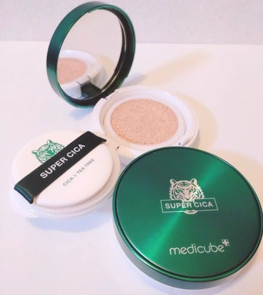 MEDICUBE スーパーシカクッションのクチコミ「💎medicube　スーパーシカクッション 

スーパーシカアンプルが入った
クッションファン.....」（1枚目）