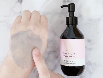 洗顔だけじゃない+パックもできる洗顔料/ONE STONE TWO BIRDS/その他洗顔料を使ったクチコミ(5枚目)