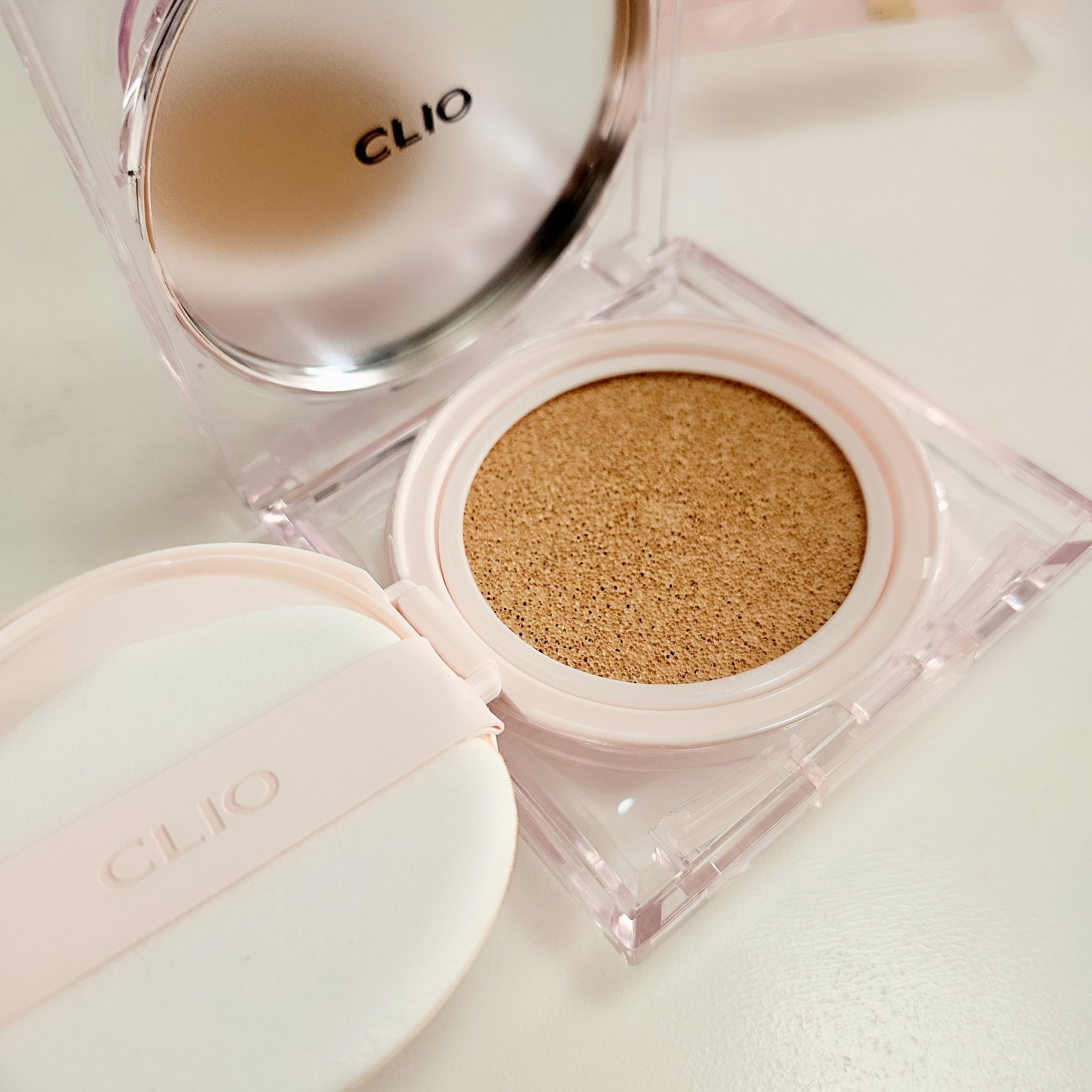 キル カバー ハイ グロウ クッション 04 ジンジャー(GINGER)/CLIO/クッションファンデーションを使ったクチコミ（3枚目）