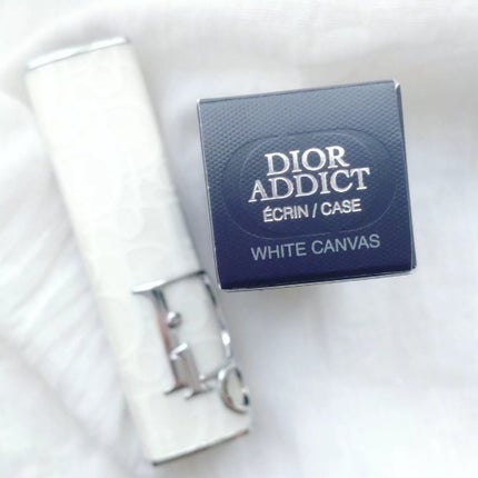 ディオール アディクト クチュール リップスティック ケース ホワイト キャンバス/Dior/その他化粧小物の画像