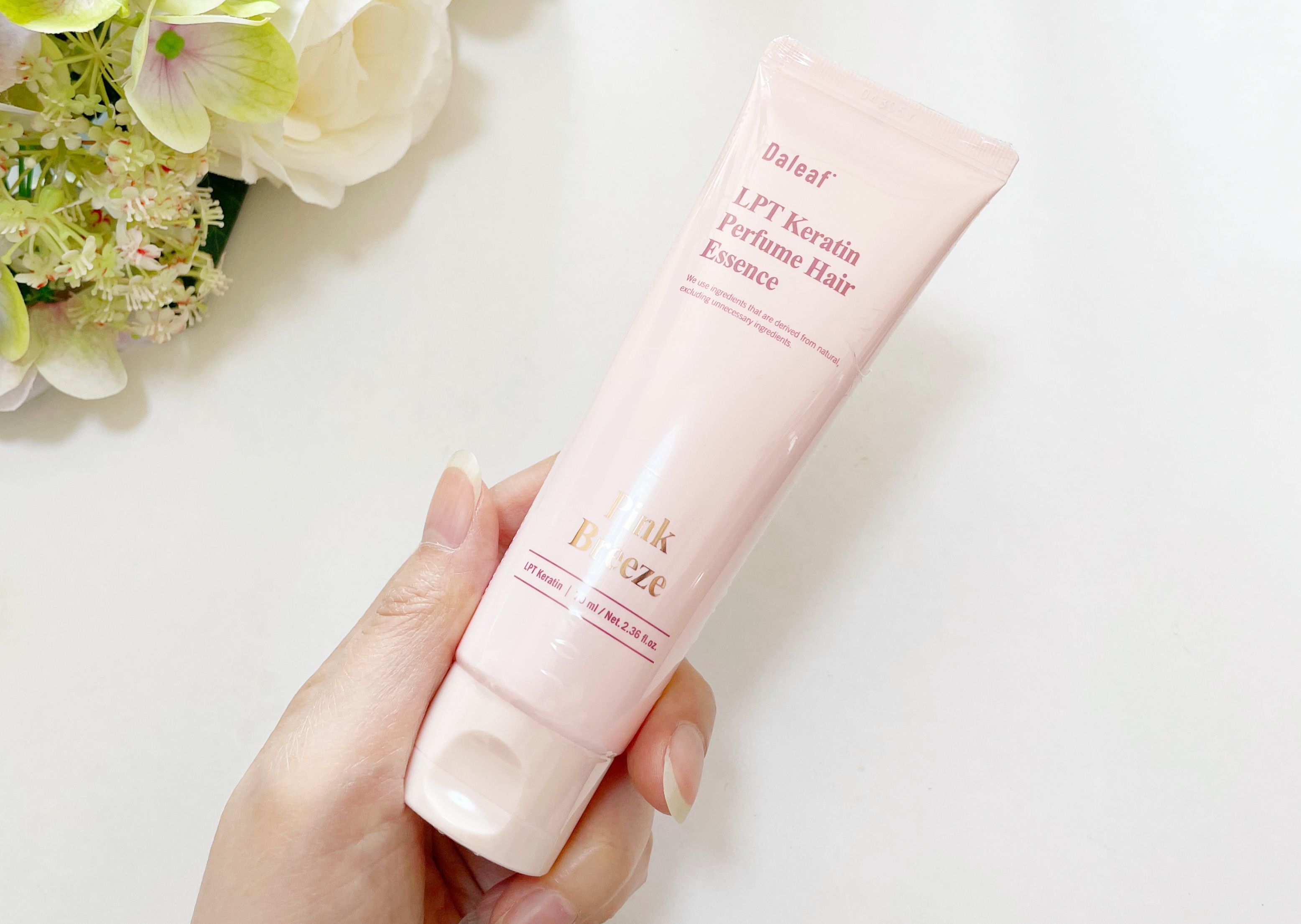 LPT Keratin パフュームヘアエッセンス Blooming Rose/Daleaf/ヘアミルクを使ったクチコミ（3枚目）