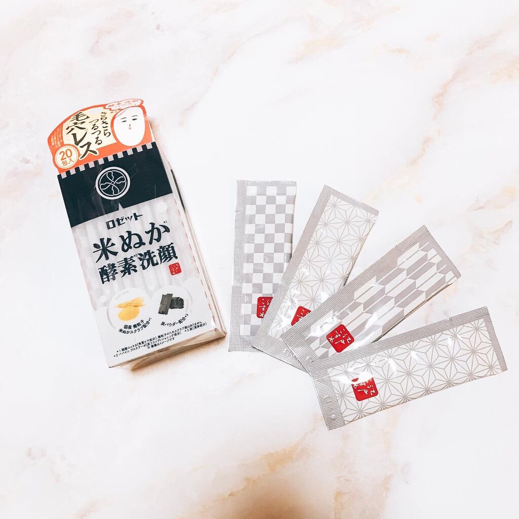 江戸こすめ 米ぬか酵素洗顔パウダー/ロゼット/洗顔パウダーを使ったクチコミ(6枚目)