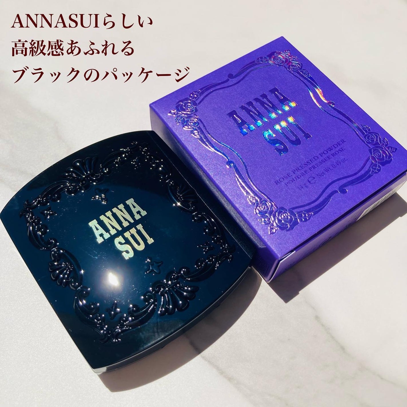 ローズ プレスト パウダー/ANNA SUI/プレストパウダーを使ったクチコミ(2枚目)