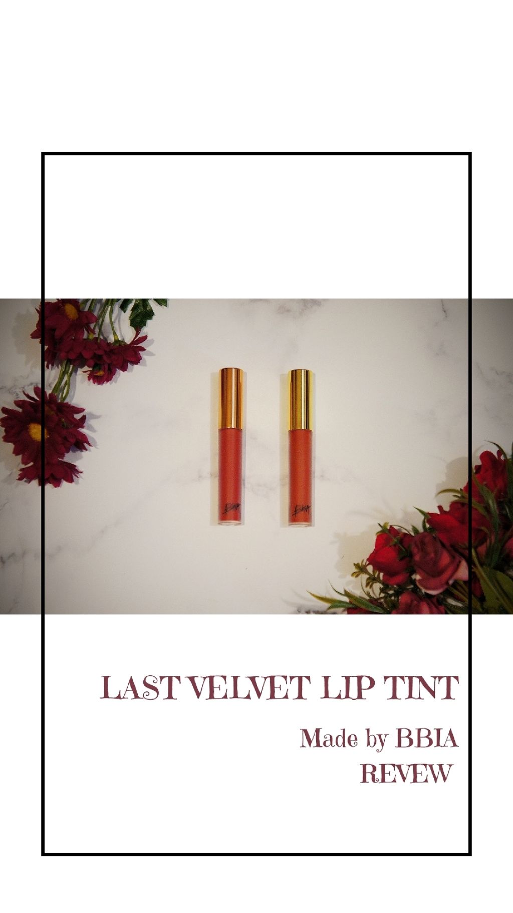 ラストベルベットティント/BBIA/リップティントを使ったクチコミ（1枚目）